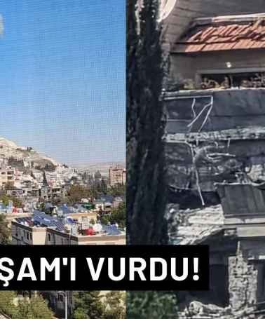 İsrail Suriye'nin Başkenti Şam'ı Vurdu!